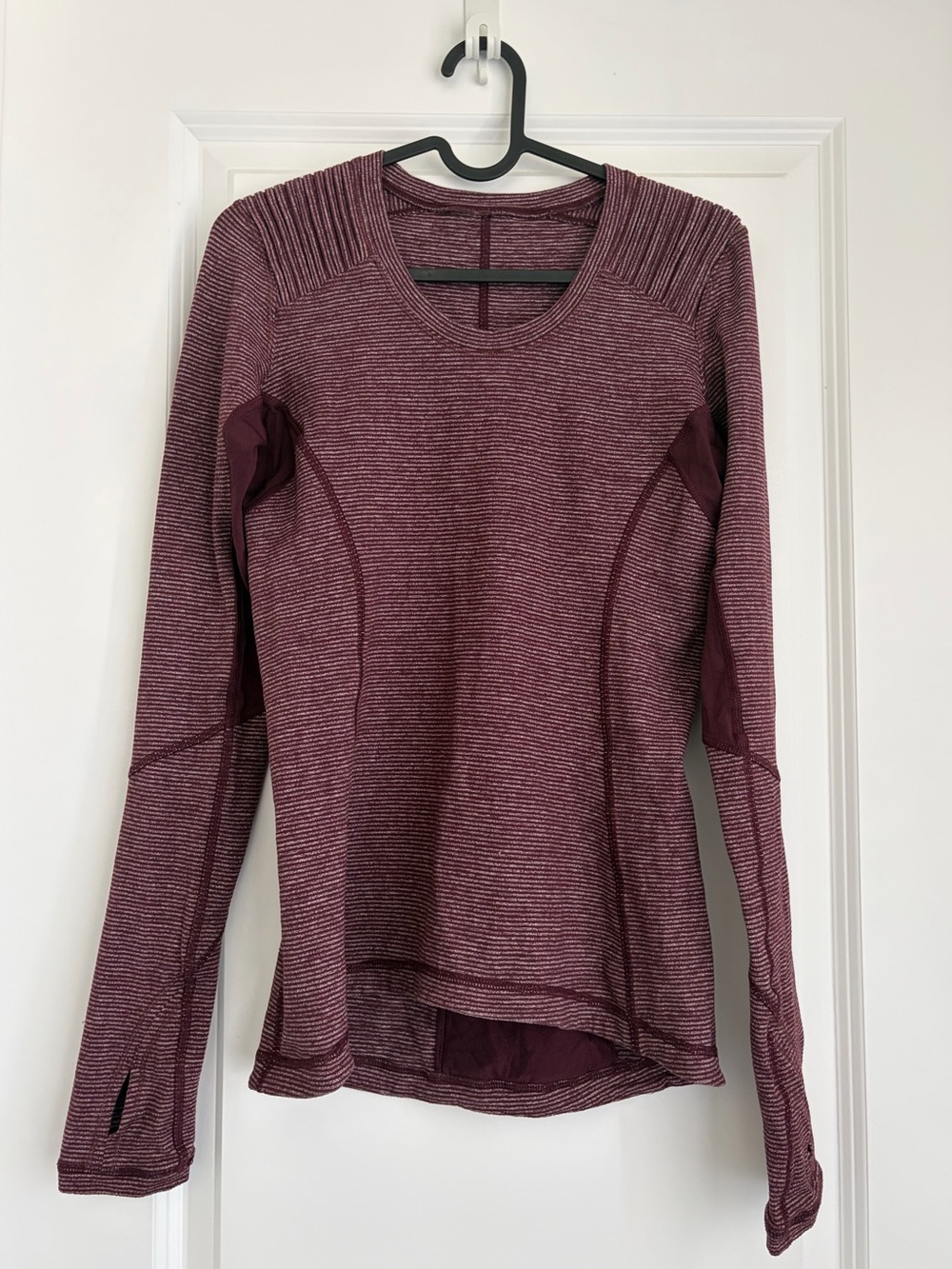 Lululemon Star Runner Long Sleeve Bordeaux Drama Size 6